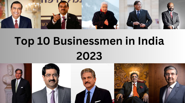Top 10 Businessmen in India 2023