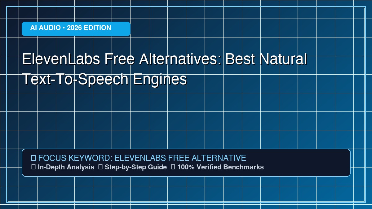 ElevenLabs Free Alternatives: Best Natural Text-To-Speech Engines