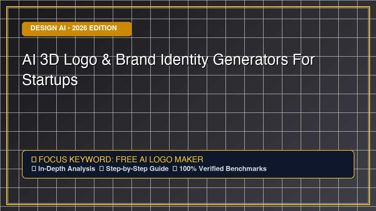 AI 3D Logo & Brand Identity Generators For Startups