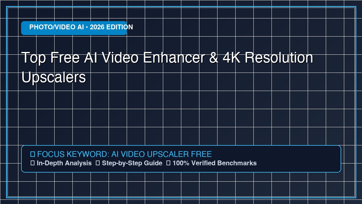 Top Free AI Video Enhancer & 4K Resolution Upscalers